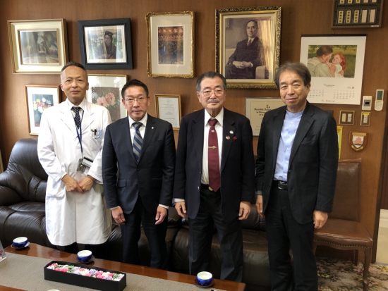 令和6年2月7日、久留米大学を表敬訪問