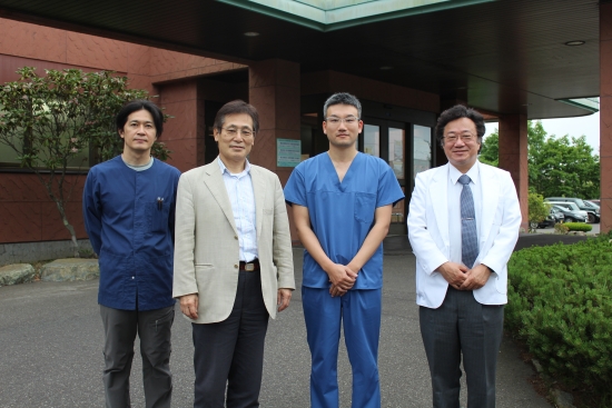 令和2年7月9日、久留米大学医学部外科学講座の赤木由人主任教授が来町