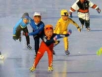 スピードスケートの様子