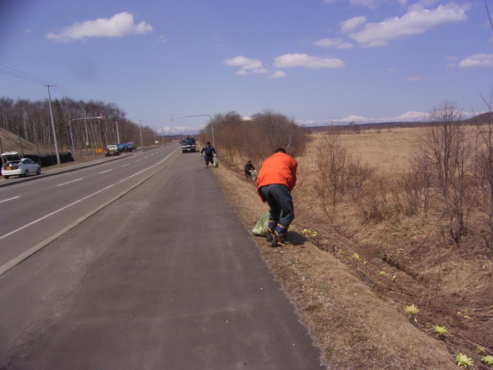 活動の様子（篠田興業 株式会社）