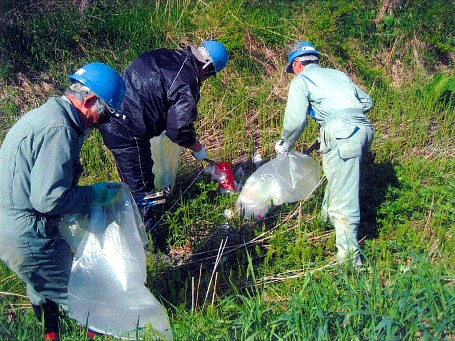 活動の様子（出口設備有限会社）