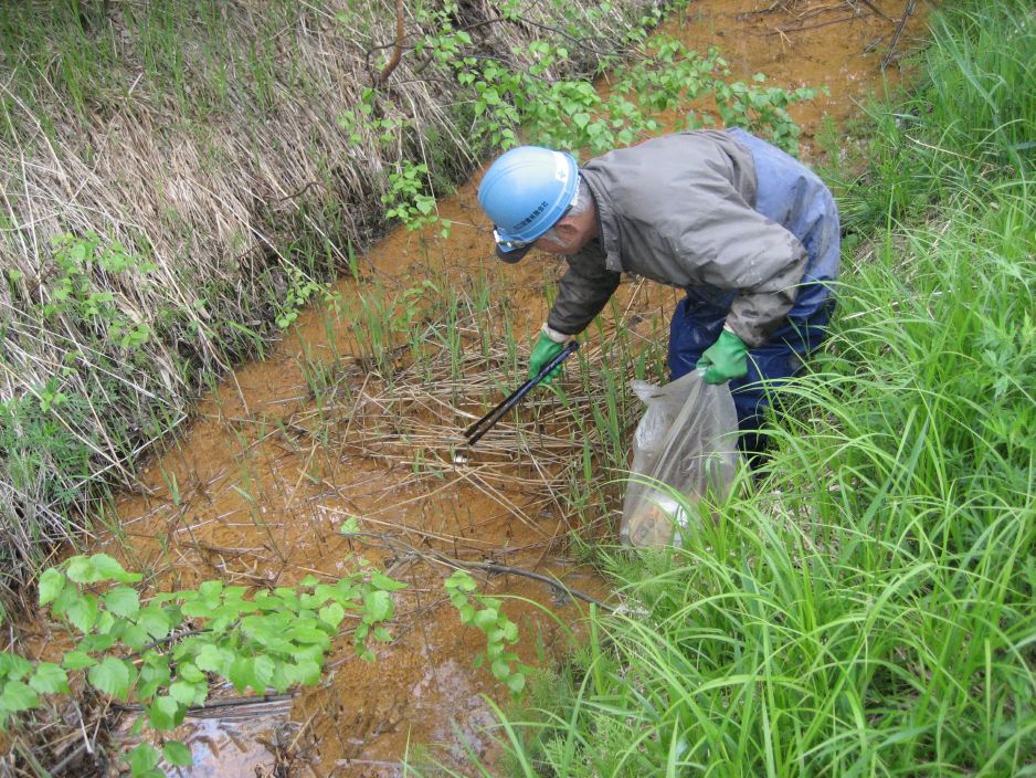 活動の様子（出口設備有限会社）