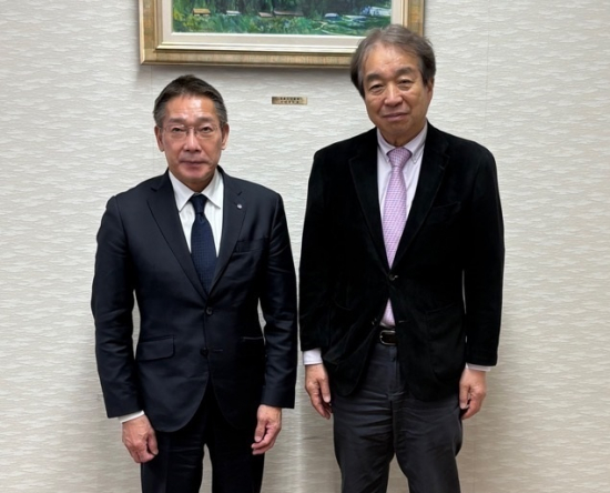 内村直尚理事長と懇談